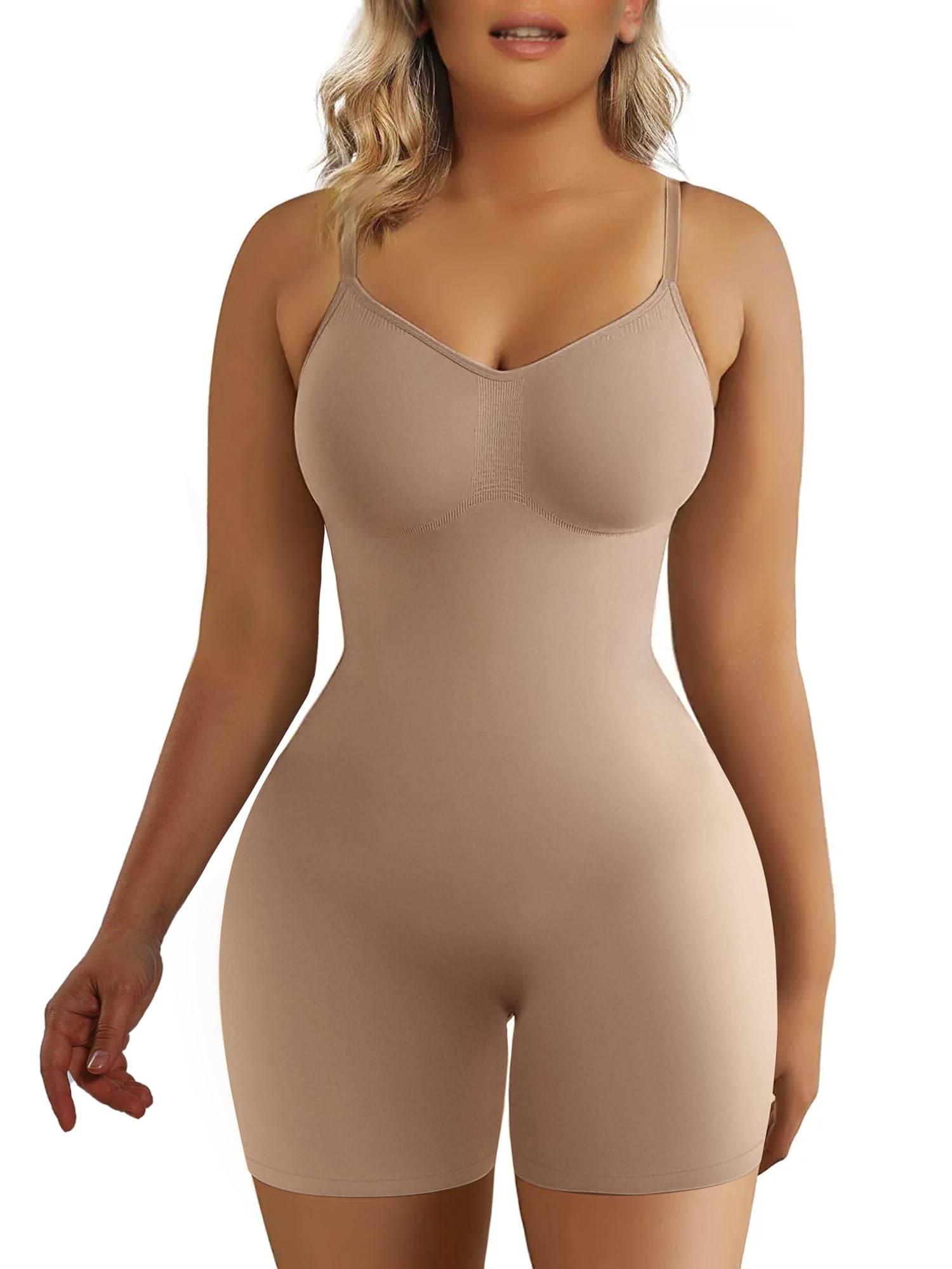 Body Gainant Femme Tuopuda - Ventre Plat, Dos Sculpté - Bretelles Réglables - Sans Couture - Taille S à XL